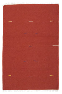 Tapis Kelim - Tendance - 180 x 120 cm - rouge