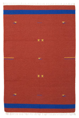 Kelim Teppich - Trendy 180 x 120 cm - rot