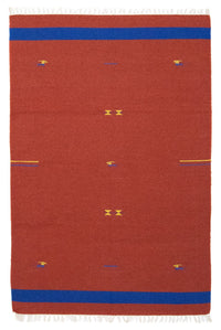 Tappeto Kelim - Tendenza - 180 x 120 cm - rosso