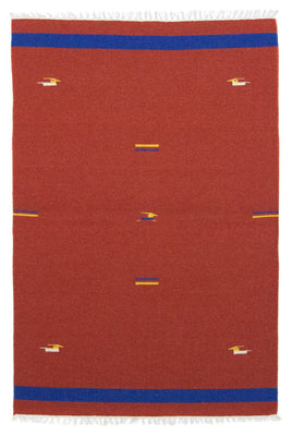 Kelim Teppich - Trendy 180 x 120 cm - rot