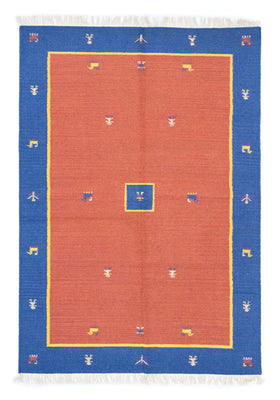 Kelim Teppich - Trendy 200 x 140 cm - orange