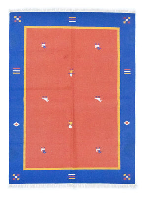 Kelim Teppich - Trendy 200 x 140 cm - orange