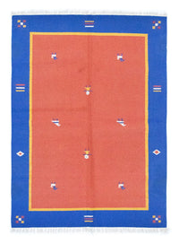 Tapis Kelim - Tendance - 200 x 140 cm - orange