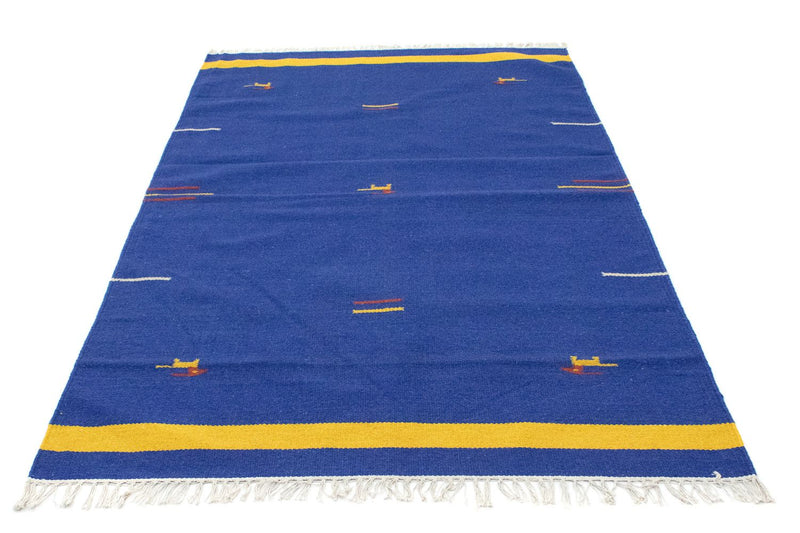 Kelim Teppich - Trendy 180 x 120 cm - blau