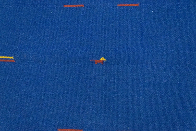 Kelim Teppich - Trendy 180 x 120 cm - blau