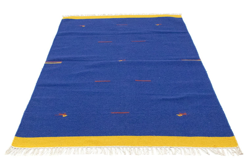 Kelim Teppich - Trendy 180 x 120 cm - blau