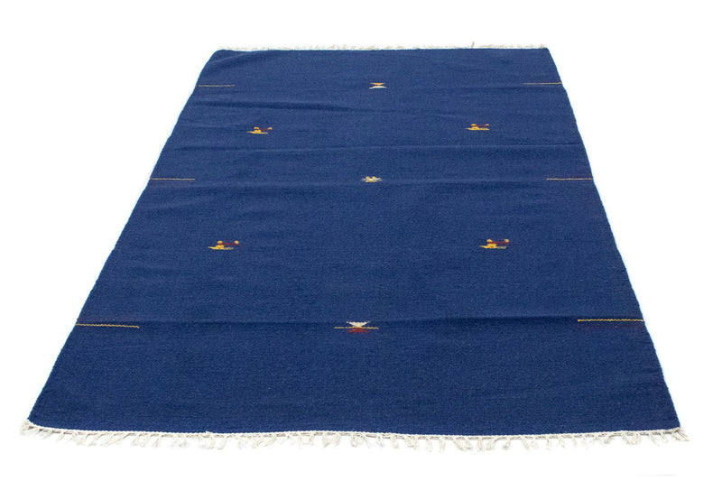 Kelim Teppich - Trendy 180 x 120 cm - blau