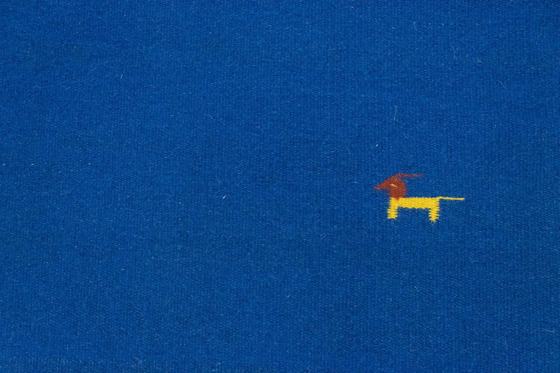 Kelim Teppich - Trendy 180 x 120 cm - blau