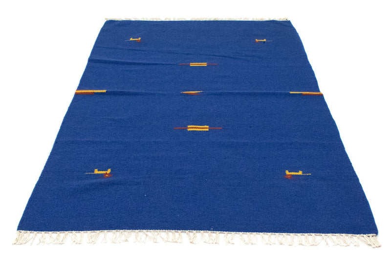 Kelim Teppich - Trendy 180 x 120 cm - blau