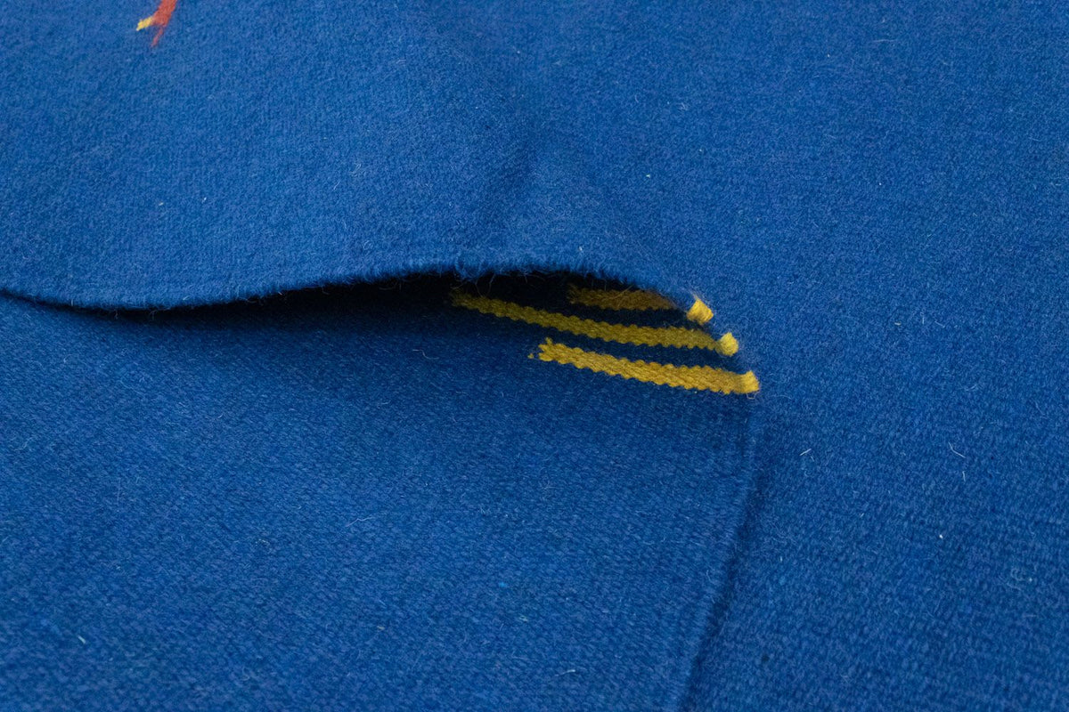 Kelim Teppich - Trendy 180 x 120 cm - blau