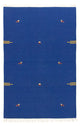 Kelim Teppich - Trendy 180 x 120 cm - blau