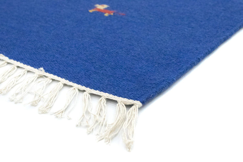 Kelim Teppich - Trendy 180 x 120 cm - blau