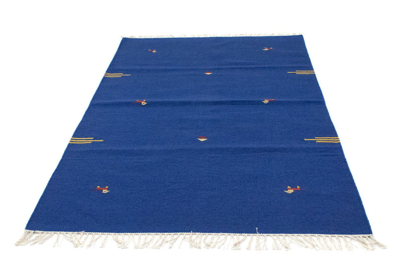 Kelim Teppich - Trendy 180 x 120 cm - blau