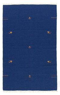 Tapis Kelim - Tendance - 180 x 120 cm - bleu