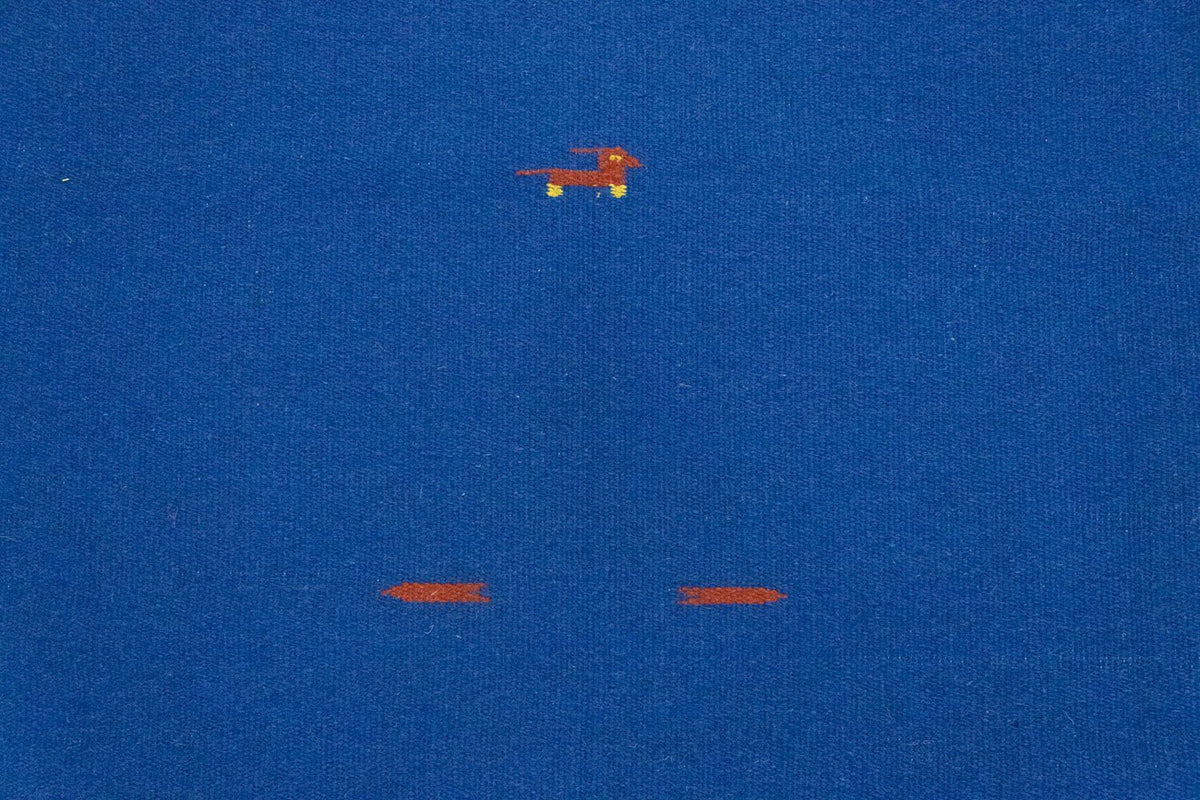 Kelim Teppich - Trendy 180 x 120 cm - blau