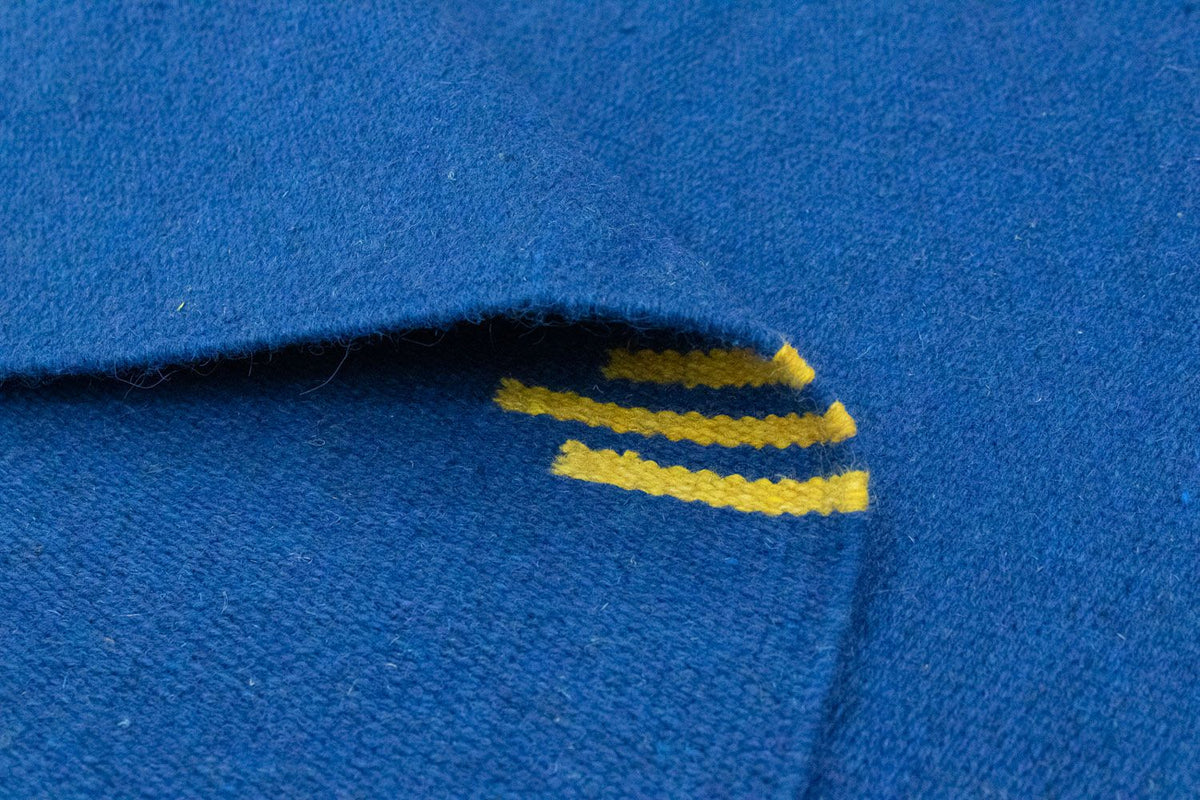 Kelim Teppich - Trendy 180 x 120 cm - blau