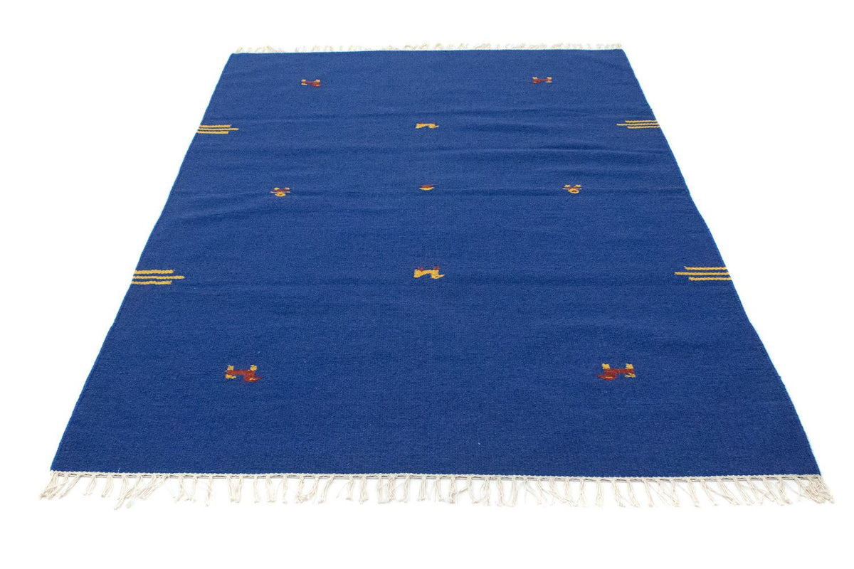 Kelim Teppich - Trendy 180 x 120 cm - blau