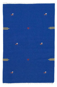 Tapis Kelim - Tendance - 180 x 120 cm - bleu