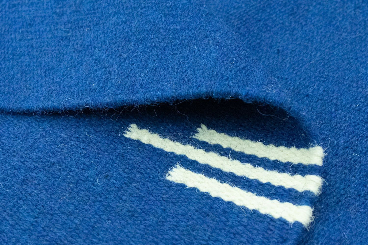 Kelim Teppich - Trendy 180 x 120 cm - blau