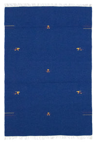 Tapis Kelim - Tendance - 180 x 120 cm - bleu