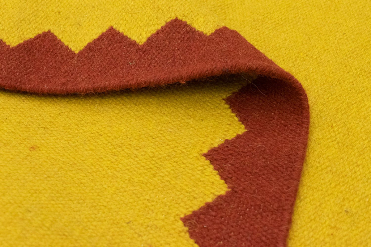 Kelim Teppich - Trendy 180 x 120 cm - gelb