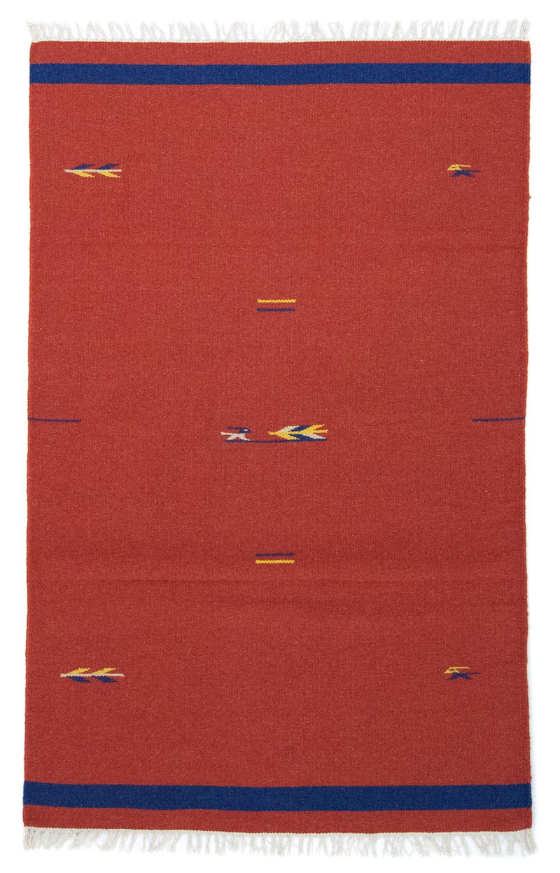 Kelim Teppich - Trendy 180 x 120 cm - rot