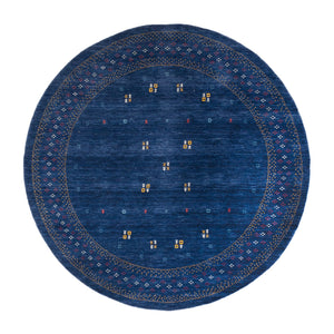 Gabbeh Teppich - Loribaft Softy - LuxeWeave - rund