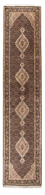 Läufer Orient - Täbriz - 372 x 81 cm - schwarz