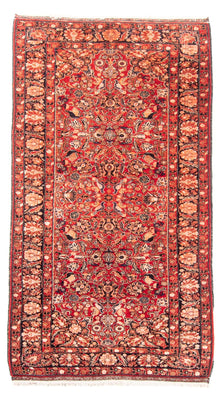 Läufer Afghan - 194 x 108 cm - rot