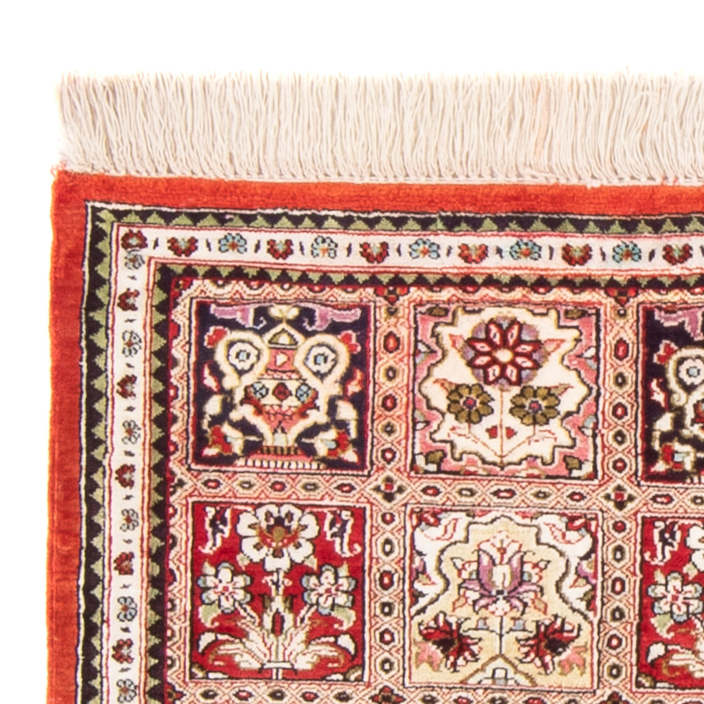 Tapis de Qom en soie Tapis 71x58cm - Tapis persan