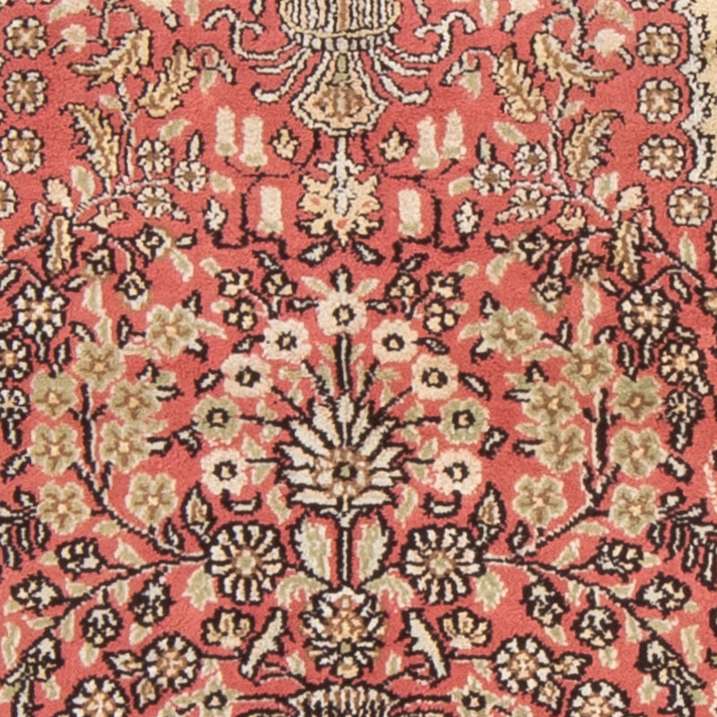 Seidenteppich - China Seide - 86 x 64 cm - rot