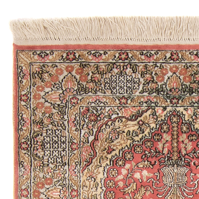 Seidenteppich - China Seide - 86 x 64 cm - rot