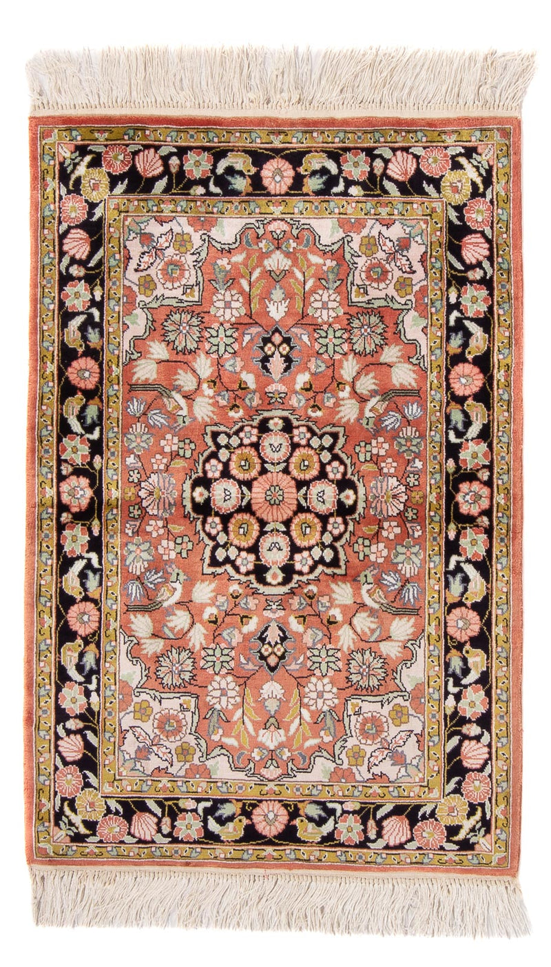 Seidenteppich - China Seide - 93 x 62 cm - rot