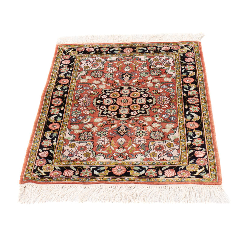 Seidenteppich - China Seide - 93 x 62 cm - rot