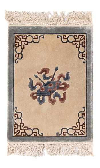 China Teppich - 62 x 46 cm - beige