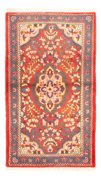 Tapis persan - Nomadic - 131 x 78 cm - rouge foncé