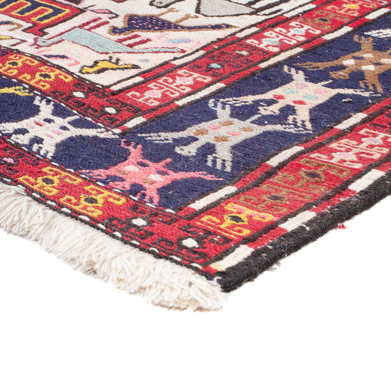 Läufer Kelim - Oriental - 135 x 109 cm - mehrfarbig