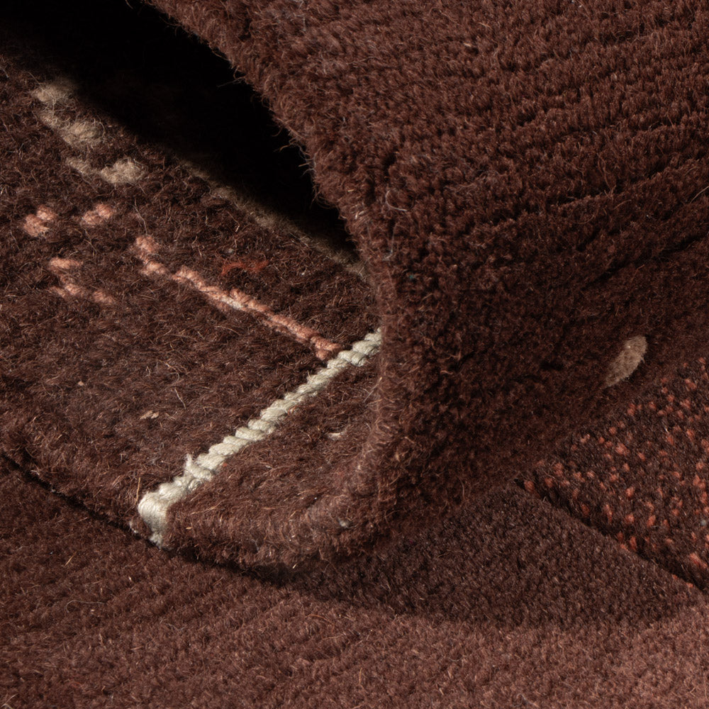 Tapis Népalais - 140 x 70 cm - beige foncé