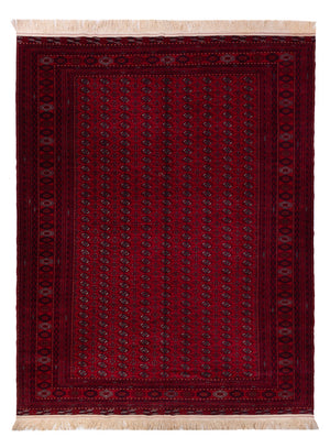 Afghan Teppich - Buchara - 390 x 296 cm - dunkelrot