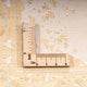 Designer Teppich - 300 x 200 cm - gold