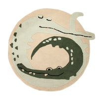 Tappeto per bambini rotondo  - 92 x 92 cm - multicolore