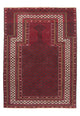 Belutsch Teppich - Gebetsteppich - 155 x 103 cm - dunkelblau