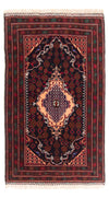 Tapis Belutsch 117x195cm - Tapis oriental - bleu foncé - Rectangle / Bleu foncé / 117 x 195 cm Rectangle