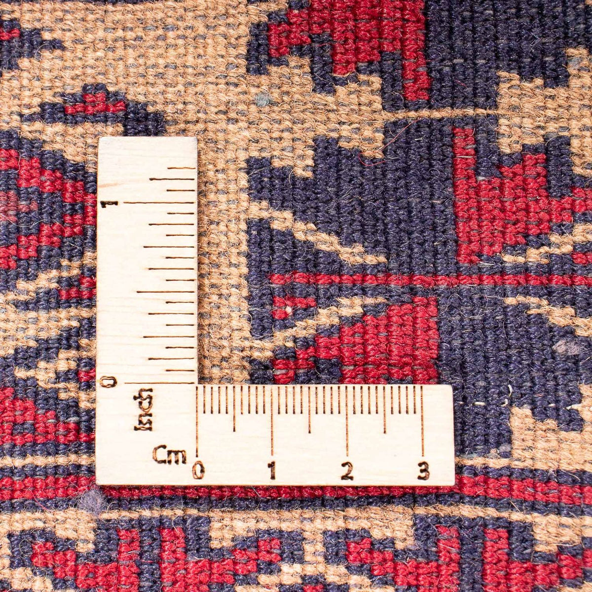 Belutsch Teppich - Gebetsteppich - 132 x 94 cm - beige