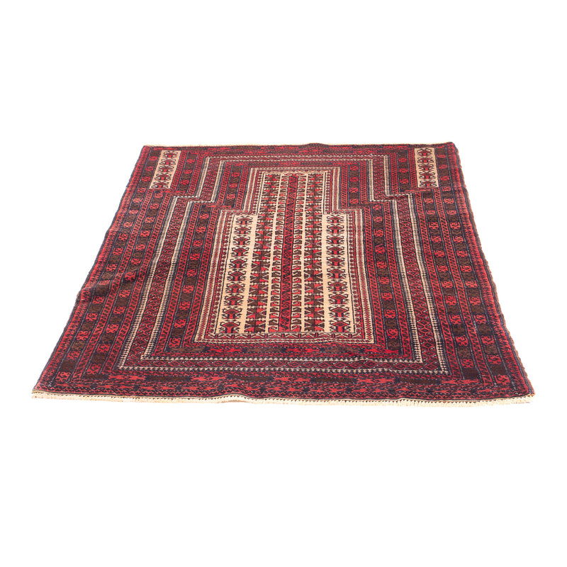 Belutsch Teppich - Gebetsteppich - 132 x 95 cm - beige