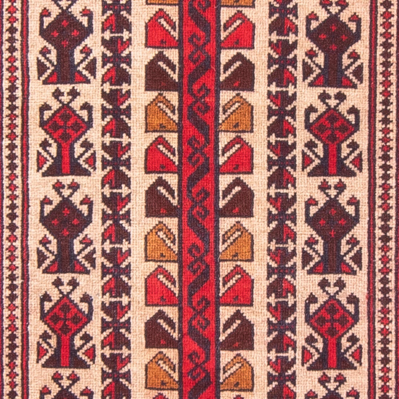 Belutsch Teppich - Gebetsteppich - 140 x 84 cm - beige