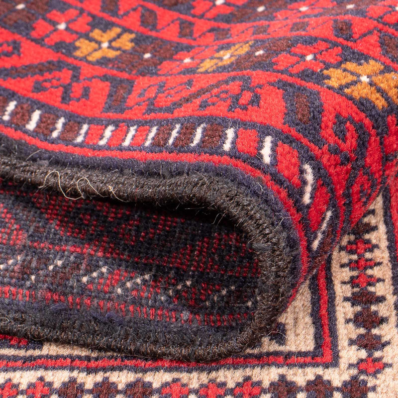 Belutsch Teppich - Gebetsteppich - 140 x 84 cm - beige