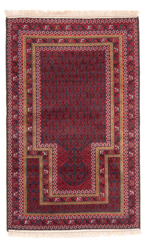 Belutsch Teppich - Gebetsteppich - 140 x 87 cm - blau