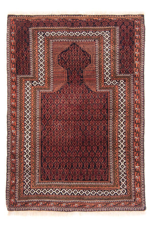 Belutsch Teppich - Gebetsteppich - 148 x 90 cm - blau