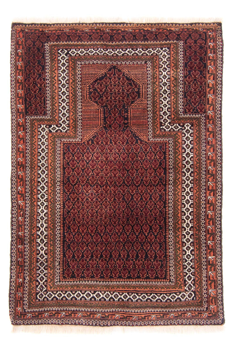 Belutsch Teppich - Gebetsteppich - 148 x 90 cm - blau
